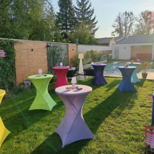 Mange debout housse multicouleurs