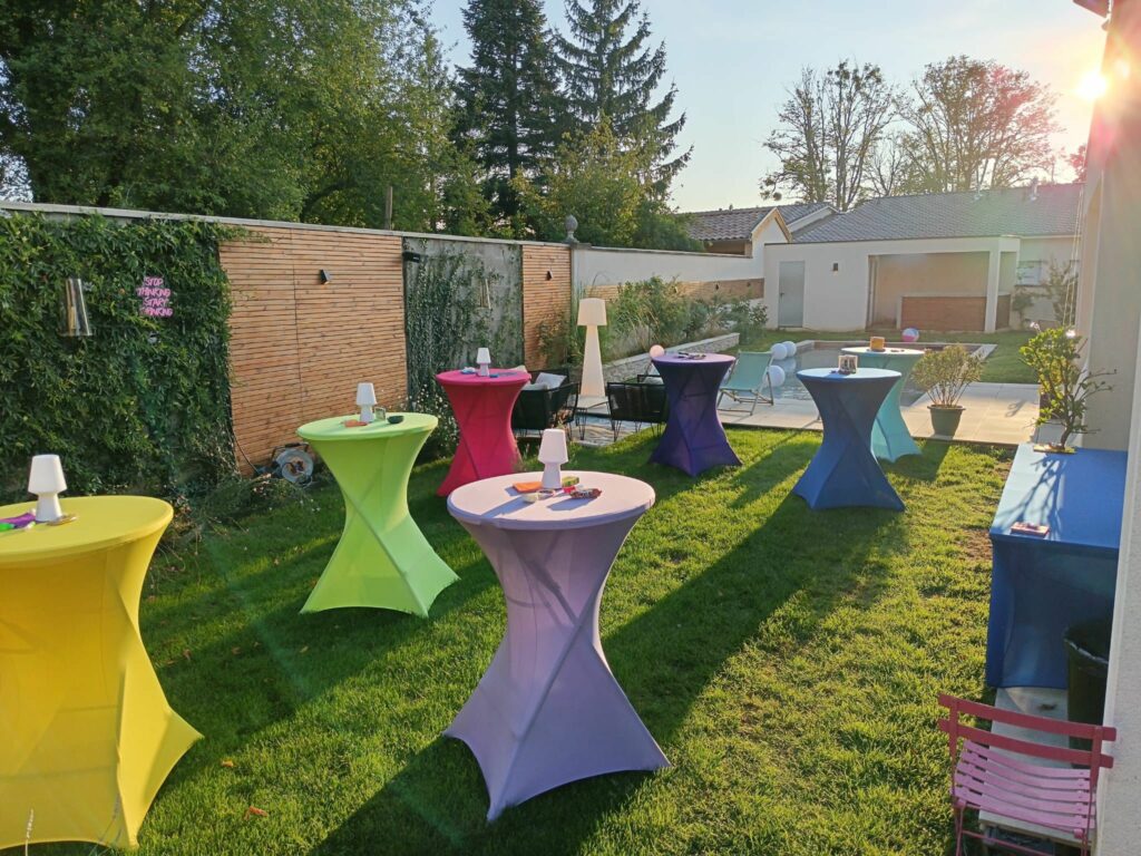 Mange debout housse multicouleurs
